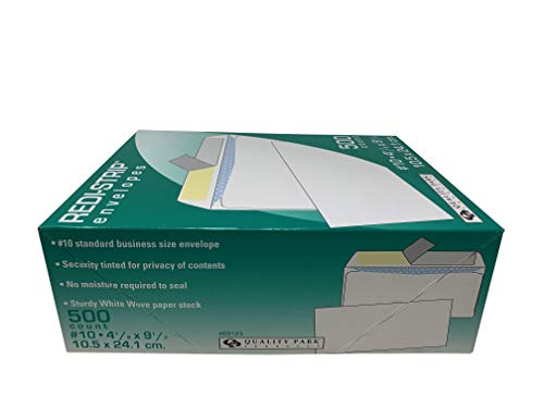 Quality Park #10 Redi-Strip 4.125" x 9.5" Envelopes 500 Count